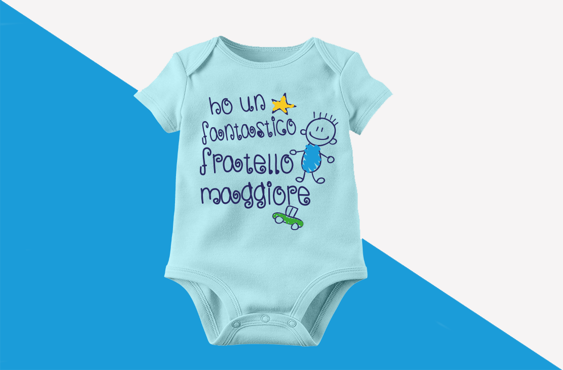 Stampa body da neonato personalizzati